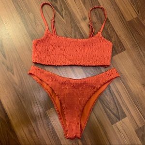 Mink Pink Amber Smocked Scoop Top & Cheeky Bottoms